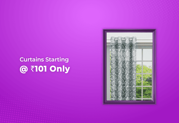 Curtains Starting From Rs 101 Only