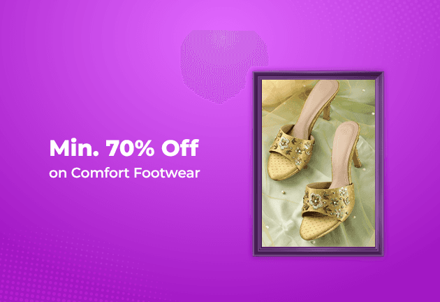 Min. 70% Off on Comfort Footwear