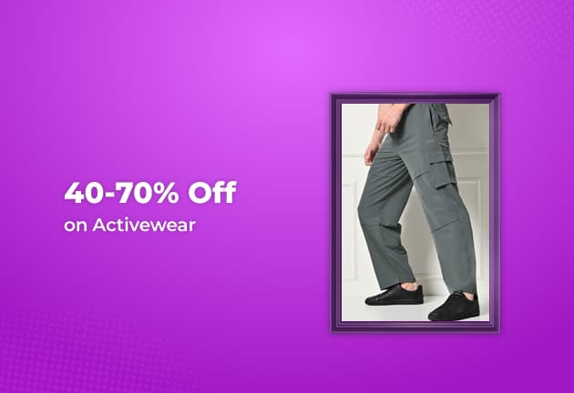 40-70% Off on Activewear