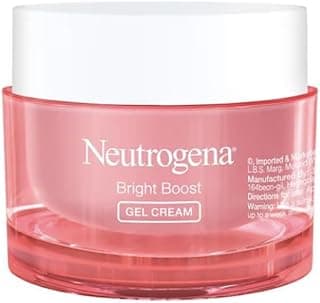Neutrogena Bright Boost Gel Face Cream | Glowing Skin w/Neoglucosamine | Dark Spot Reduction | Oil-Free, Alcohol-Free, Non-Comedogenic | For Men & Women | 15 ml (Pack of 1)