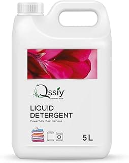 Qssiy Liquid Detergent Suitable For Top Load & Front Load Washing Machine 5L (Lily)