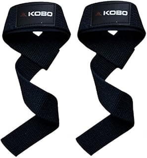Kobo Weight Lifting Straps Power Gym Support