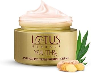 Lotus Herbals YouthRx Anti Ageing Transforming Face Cream SPF 25 and PA+++ | Reduce Dark Spots and Blemishes | Preservative Free | Suitable For Oily, Dry & Combination Skin| For Women and Men | 50G Anti-Aging