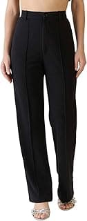 KOTTYWomen Polyester Blend Solid Trousers