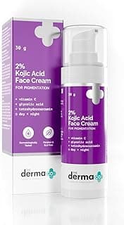 The Derma Co 2% Kojic Acid Cream | Reduces Dark Spots, Pigmentation & Blemishes | Evens Skin Tone | For Men & Women | 30 g Lightening