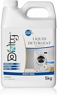 Diolty 5kg Liquid Laundry Detergent Fresh Fragrance | Concentrated Bio-Enzyme Stain Remover | HE Front Load Top Load Safe | ColorSafe Fabric Protector | 100+ Washes Family Value Pack