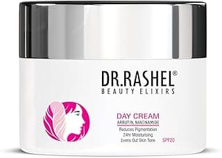 DR.RASHEL Dark spot removal Cream For Women and Men with SPF 20 | All Skin Types | Repairs cells | Provides sun protection | Rejuvenates skin | 100% Vegan | Paraben Free (50 g) Dark Spot Correction