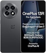 OnePlus13R| Smarter with OnePlus AI (12GB RAM, 256GB Storage Nebula Noir)