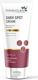 7DAYSNATURAL Dark Spots Removal Cream | 50g Hydrating Dark Spot Cream for Women & Men, Travel Size | Moisturizes Skin, Targets Dark Spot All Skin Types