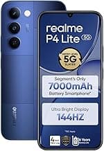 realme P4 Lite 5G (Mosaic Blue, 64GB Storage), (4GB RAM)