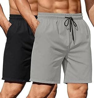 RIKSAWBoxer Shorts for Men |Regular Fit Ultralight All Day Polyester Short with Two Side Zipper Pockets (C31)
