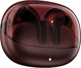 Boat Airdopes Plus 311, Glass Design, ENx Tech, Fast Charge, 50 Hrs Battery, Stream Ad Free Music via App Support Bluetooth Earbuds, TWS Ear Buds Wireless Earphones with mic (Crimson Red)