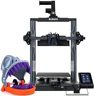 ELEGOO FDM 3D Printer Neptune 4 – High-Speed Up to 500mm/s, Auto Bed Leveling, Direct Drive Extruder, Large Build Volume, Multi-Material Printing