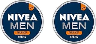 Nivea Men Creme, Dark Spot Reduction, Non Greasy Moisturizer, Cream with UV Protect, 75 ml (Pack of 2) Dark Spot Correction