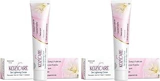 Kozicare Skin Lightening Non-Sticky Cream Lotion | Enriched with 3% Kojic Acid, 1% Alpha Arbutin, 1% Glutathione, 2% Niacinamide, 2% Vitamin C | Best for Melasma, Pigmentation, Dark/Age Spots, Uneven Skin Shade - 15gm (New Formula) Lightening,Brightening