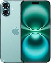Apple iPhone 16 Plus 256 GB: 5G Mobile Phone with Camera Control, A18 Chip and a Big Boost in Battery Life. Works with AirPods; Teal