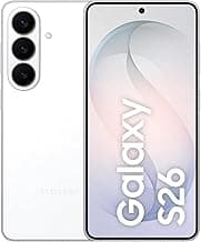 Samsung Galaxy S26 5G (White, 12GB RAM, 256GB Storage), AI Phone, Photo Assist, Creative Studio, 50MP Camera with ProVisual Engine, Powerful Customized Processor and 4300mAh Battery