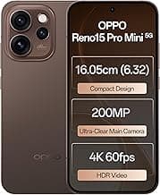 Oppo Reno15Pro mini 5G (Cocoa Brown, 12GB RAM, 512GB Storage) with No Cost EMI/Additional Exchange Offers