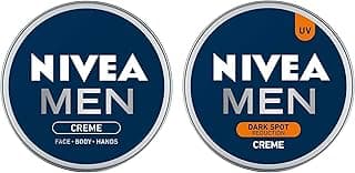 Nivea Men Creme, Mosituriser Cream, 30ml & Men Creme, Dark Spot Reduction Cream, 75ml Hydrating