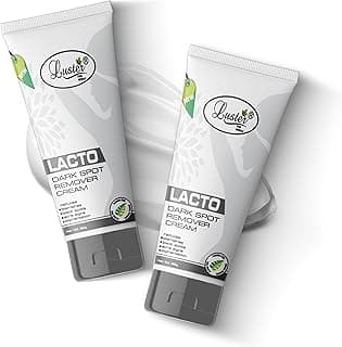 Luster Lacto Dark Spot Remover Cream | For Brightening & Lightening | Pimple Marks | Acne Scars | Uneven Skin Tone | Pigmentation & Blemish Removal | Paraben Free - 60ml (Pack of 2) Brightening