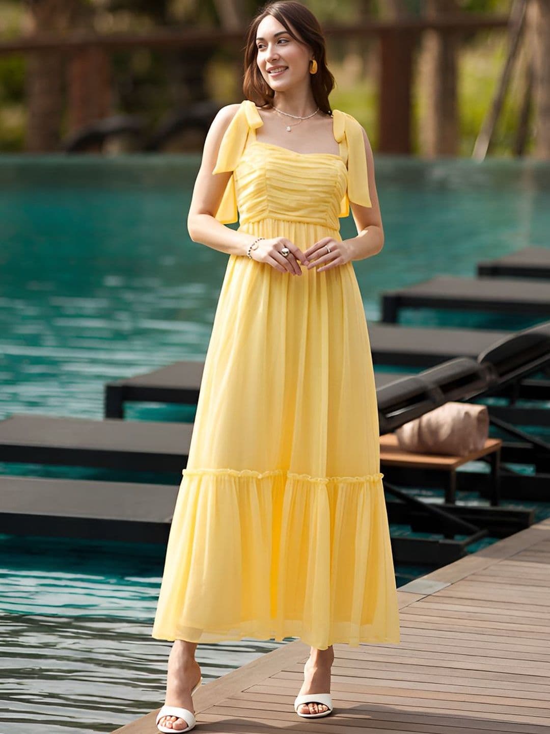 aayu Women Maternity Maxi Dress