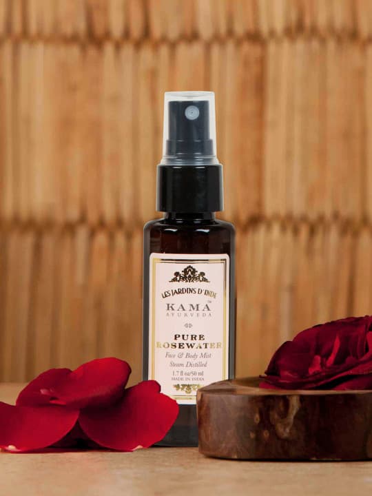 KAMA AYURVEDA Sustainable Unisex Pure Rose Water Face Body Mist 50 ml