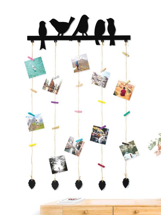 Art Street Black Birds Wall Hanging Photo Frame