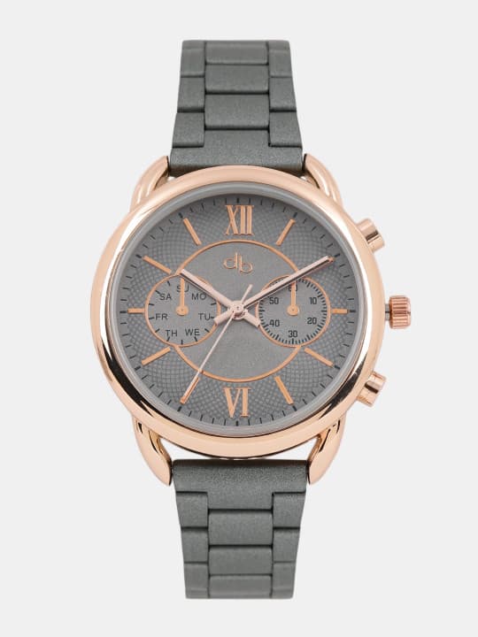 DressBerry Women Grey Analogue Watch