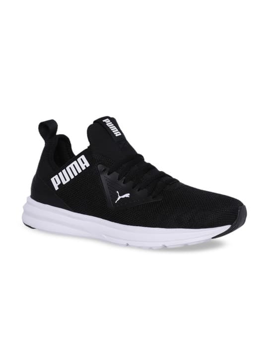 Puma Men Black Enzo Beta Mid Top Running Shoes