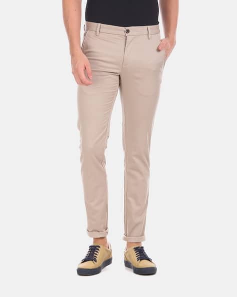 Flat-Front Trousers with Insert Pockets