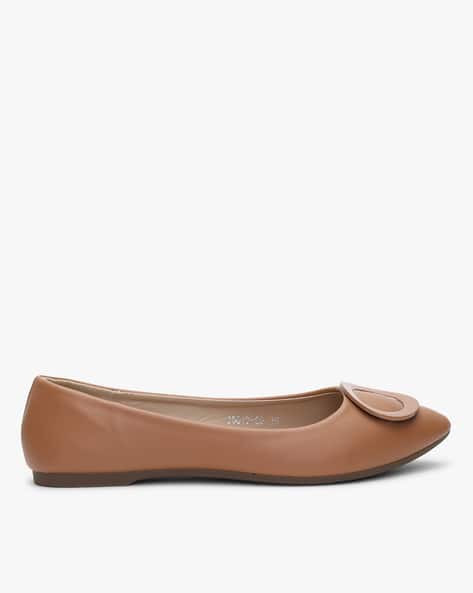 Pointed-Toe Slip-On Ballerinas