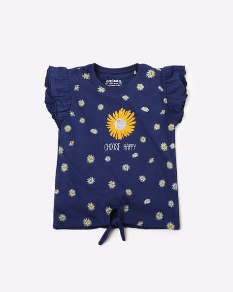 Graphic Print Crew-Neck T-shirt