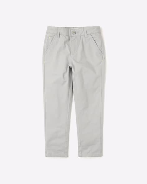 Chinos with Button Closure