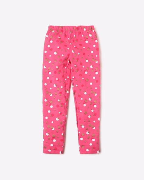 Polka-Dot Leggings with Elasticated Waistband