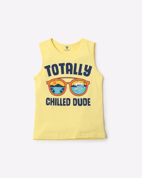 Graphic Print Tank T-shirt