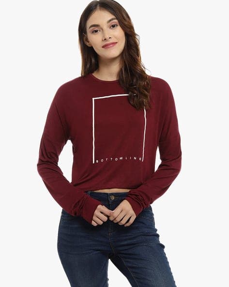 Typographic Print Top