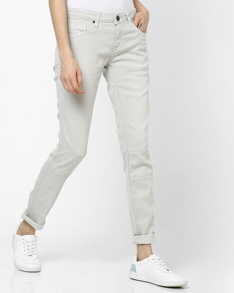 Panelled Sim Fit Jeans