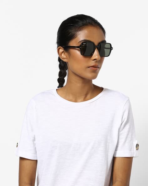 0RB19739545753 Full-Rim Rectangular Sunglasses