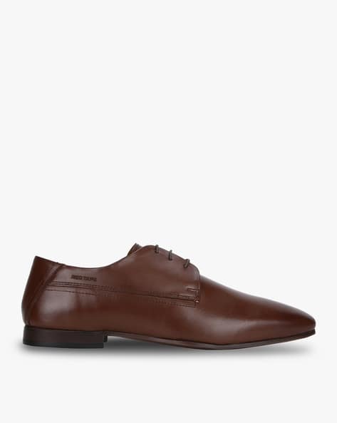 Plain-Toe Derby Shoes