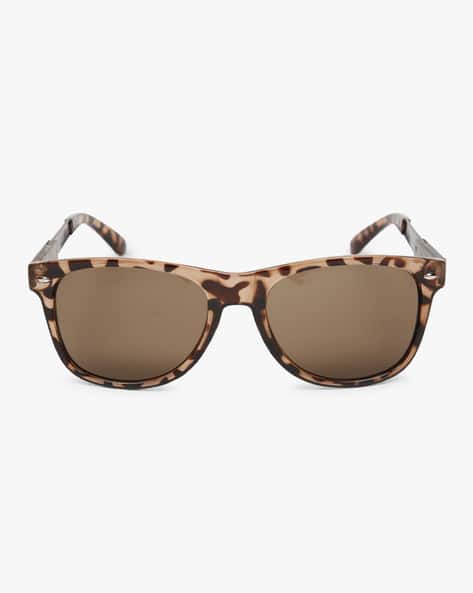 UV-Protected Printed Wayfarer Sunglasses