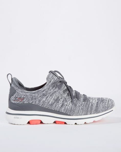 Go Walk 5-Crown-Heathered Low-Top Shoes