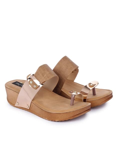 Textured Wedges with Embellishments