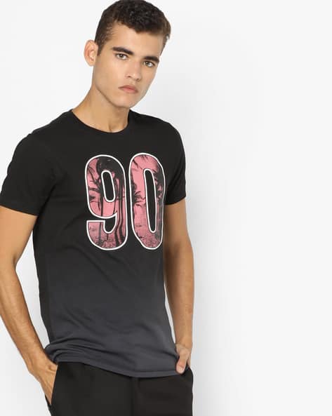Numeric Print Slim Fit T-shirt