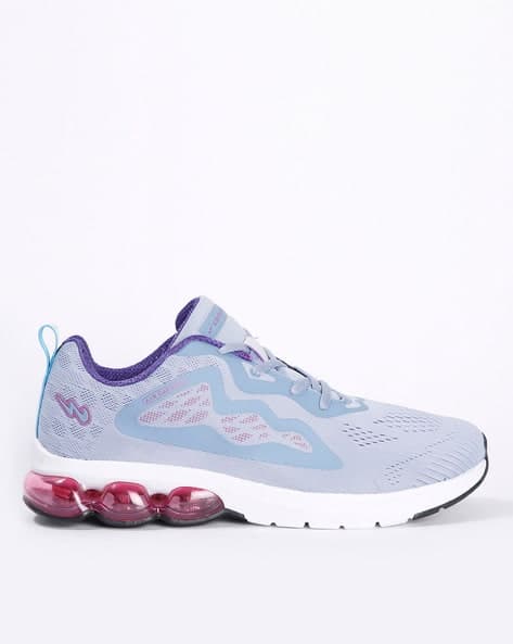 Textured Lace-Up Low-Top Sports Shoes