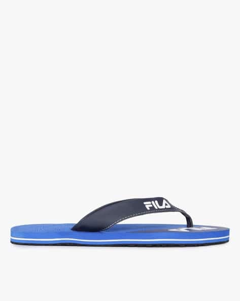 Printed Thong-Strap Flip-Flops