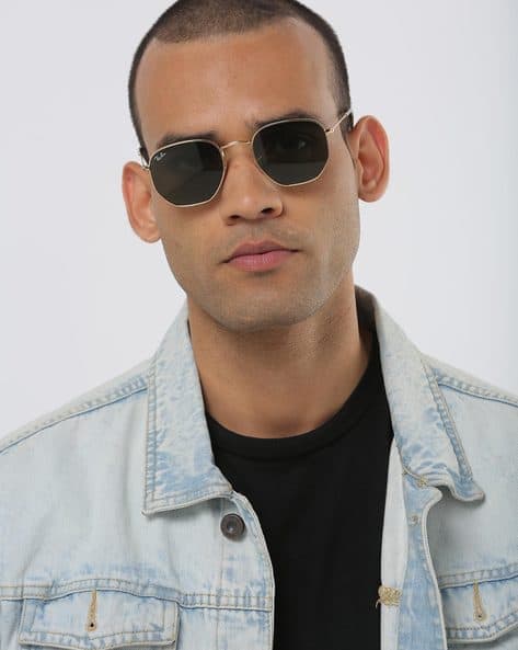 0RB3548N00151 UV-Protected Hexagonal Sunglasses