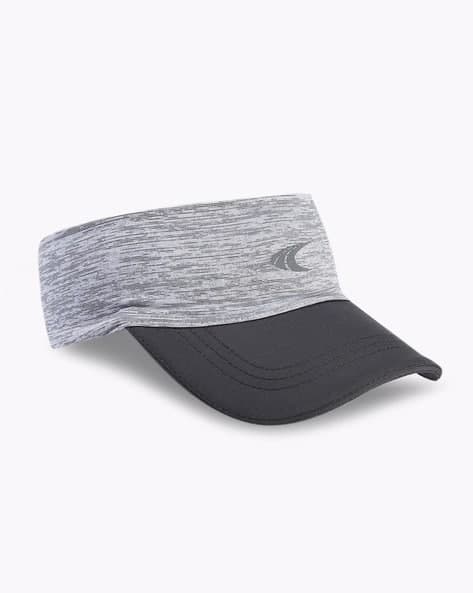 Heathered Visor Cap with Headwrap