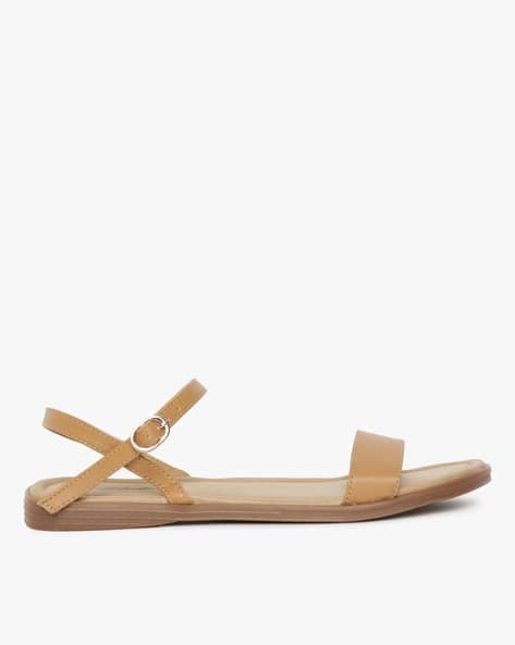 Strappy Slingback Flat Sandals