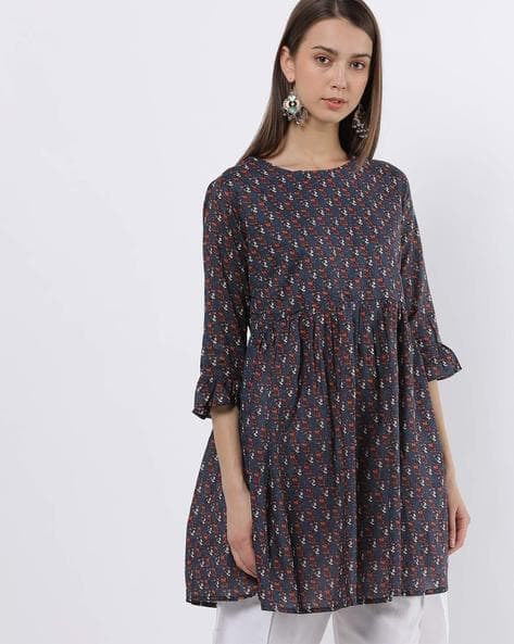 Printed A-line Kurta