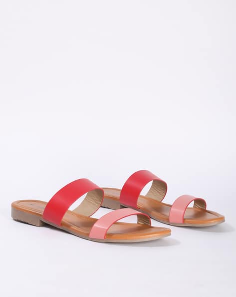 Dual-Strap Flat-Sandals